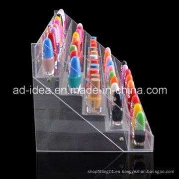 Supermercado Retal Acrylic Exhibition Stand para lápiz labial